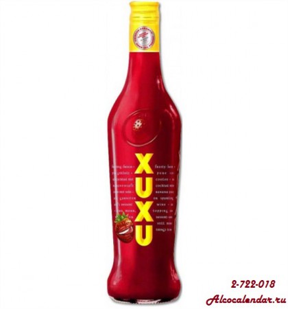 XU-XU(Германия) 15%. уникальный коктейль из пюре и сока спелых ягод клубники, сока лайма и кристально прозрачной водки. 1000мл. - 1000р.